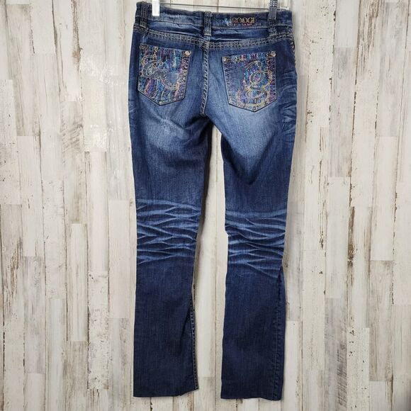COOGI Distressed Jeans Blue Size 5/6 - Picture 2 of 12